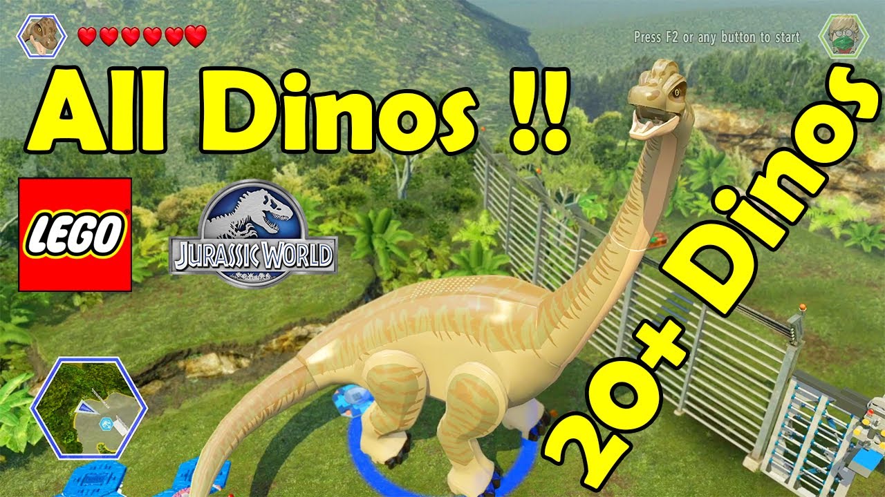 LEGO Jurassic World - Tổng Hợp Tất Cả Khủng Long LEGO ( ALL LEGO DINOSAURS )