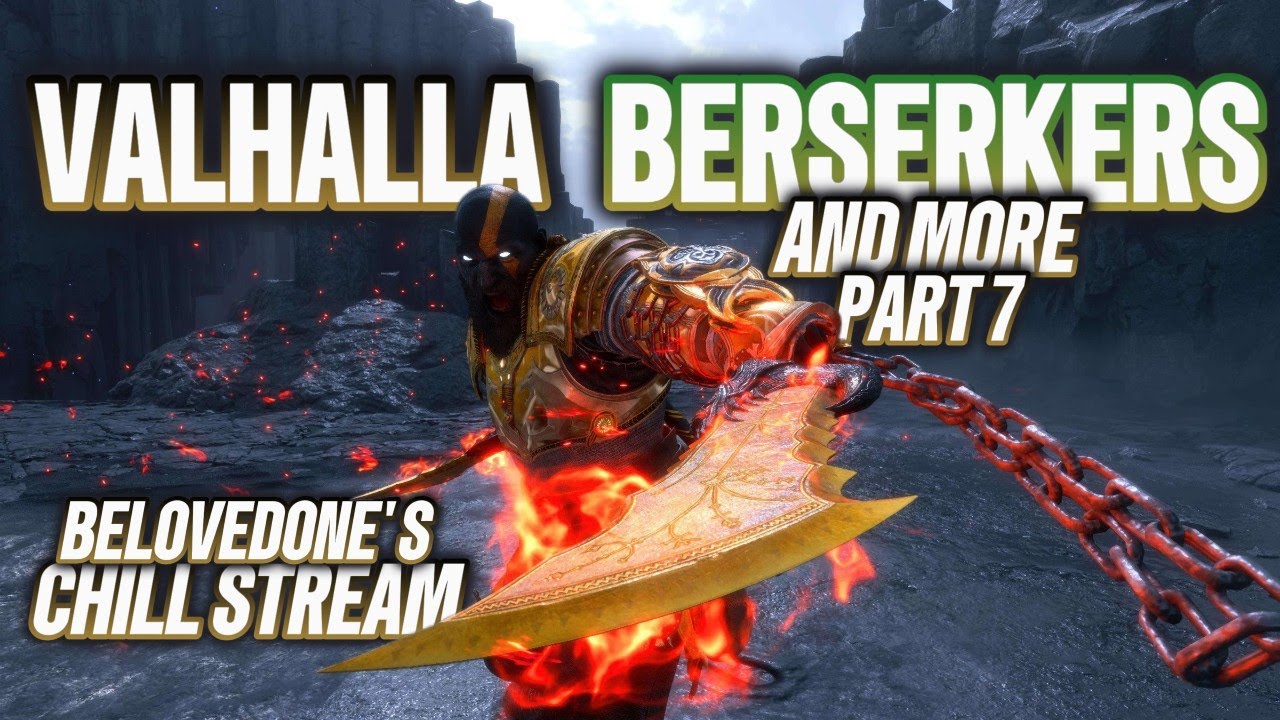 [God of War Ragnarök] Valhalla Run Berserkers #godofwar #kratos #gaming #streaming