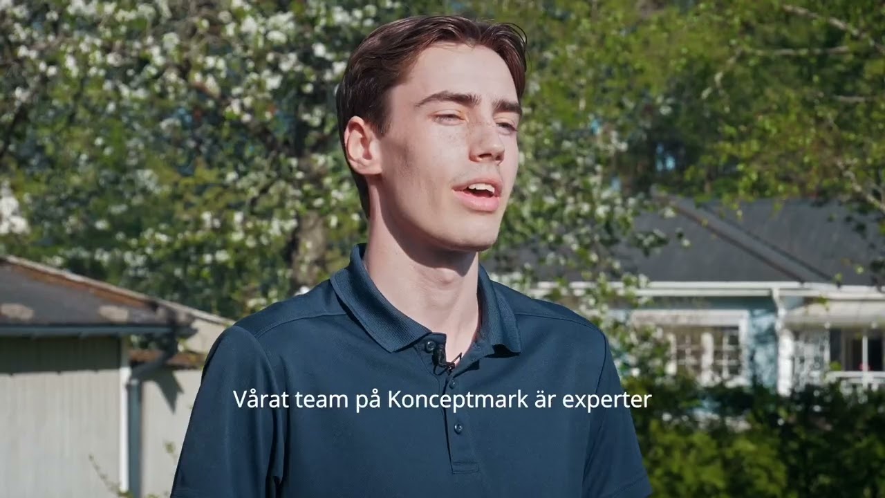 Stenl&auml;ggning - Konceptmark (koncepthem)
