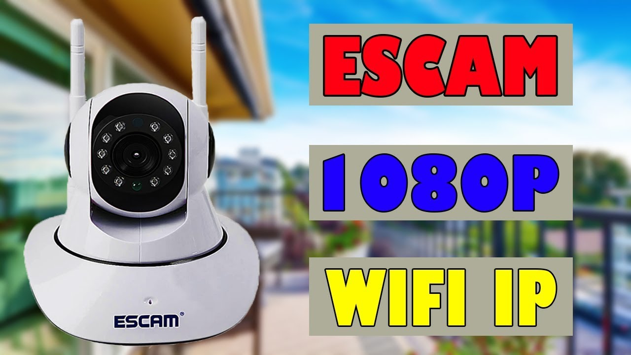 Uma Câmera IP Que FILMA EM FULL HD & A NOITE - ESCAM QF003 Demostração PT-BR