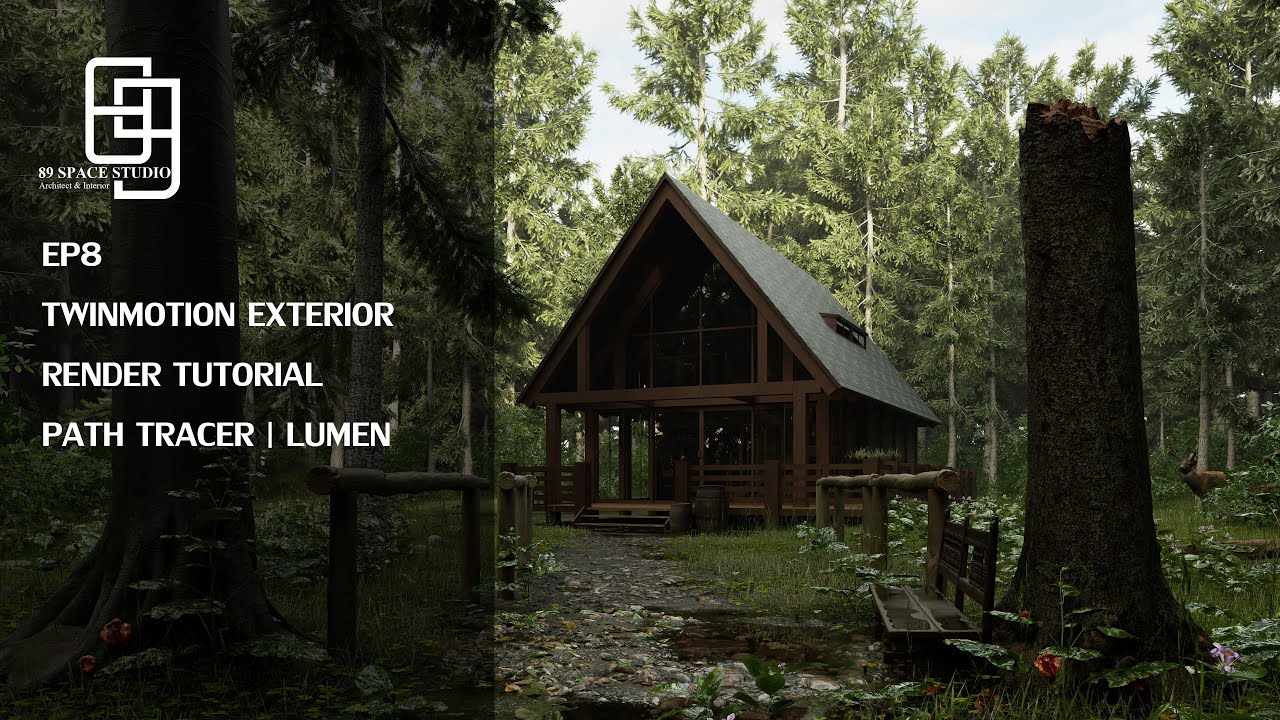EP8 twinmotion exterior render tutorial