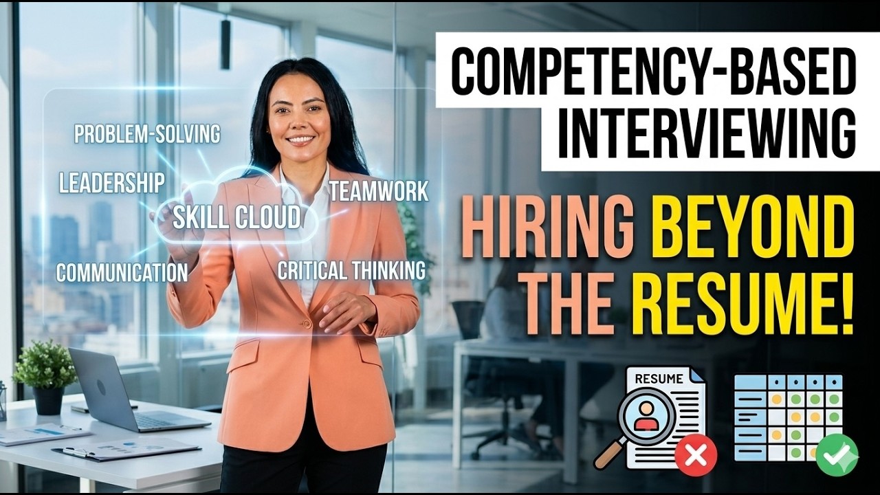 Competency Based Interview  |  How to Hire Top Talent Beyond the Resume | Evidence-Based HR