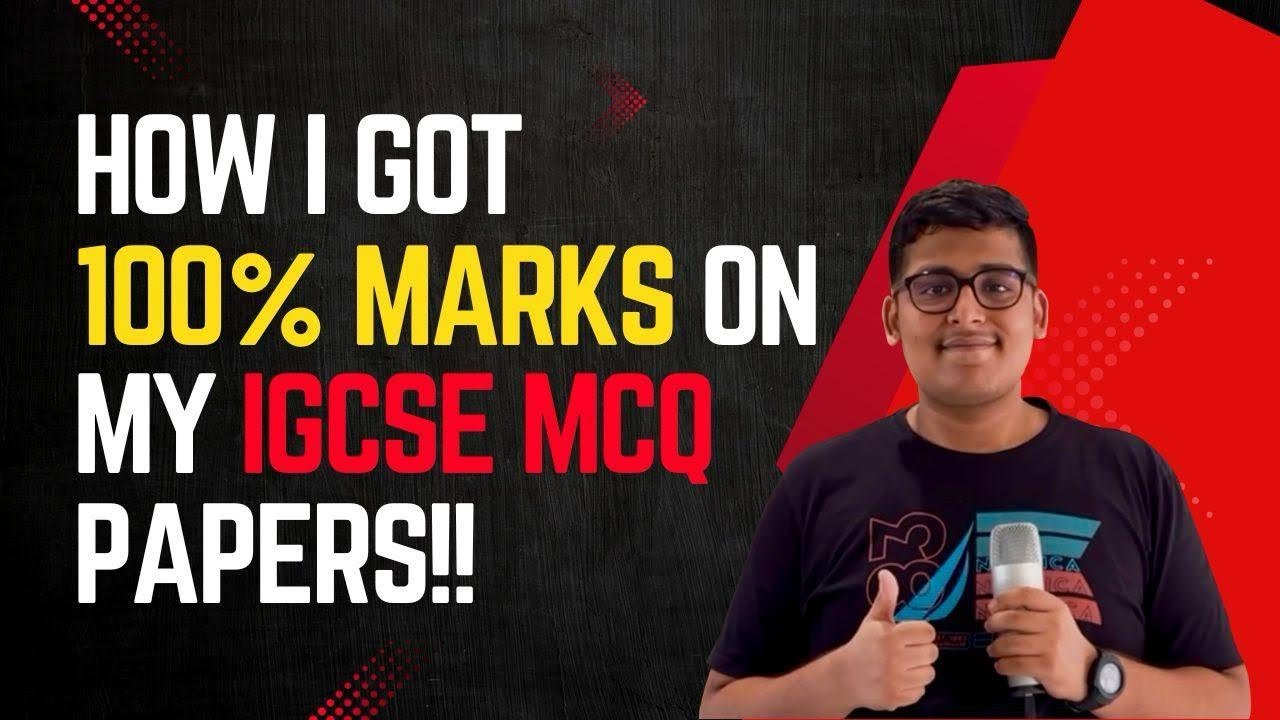 Как я получил ОТЛИЧНЫЕ ОЦЕНКИ за экзамены IGCSE MCQ!