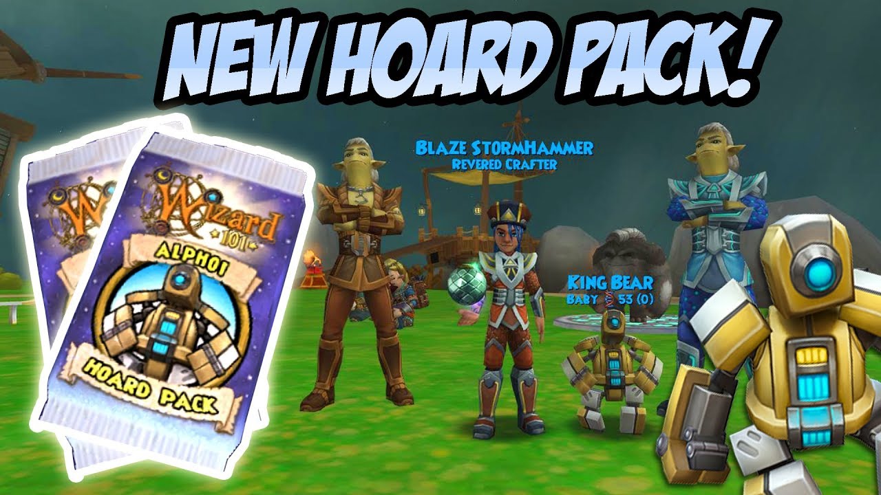 Wizard101: НОВЫЙ ПИТОМЕЦ ПОТРЯСАЮЩИЙ! &mdash; Открытие набора &laquo;Сокровище Альфоя&raquo;