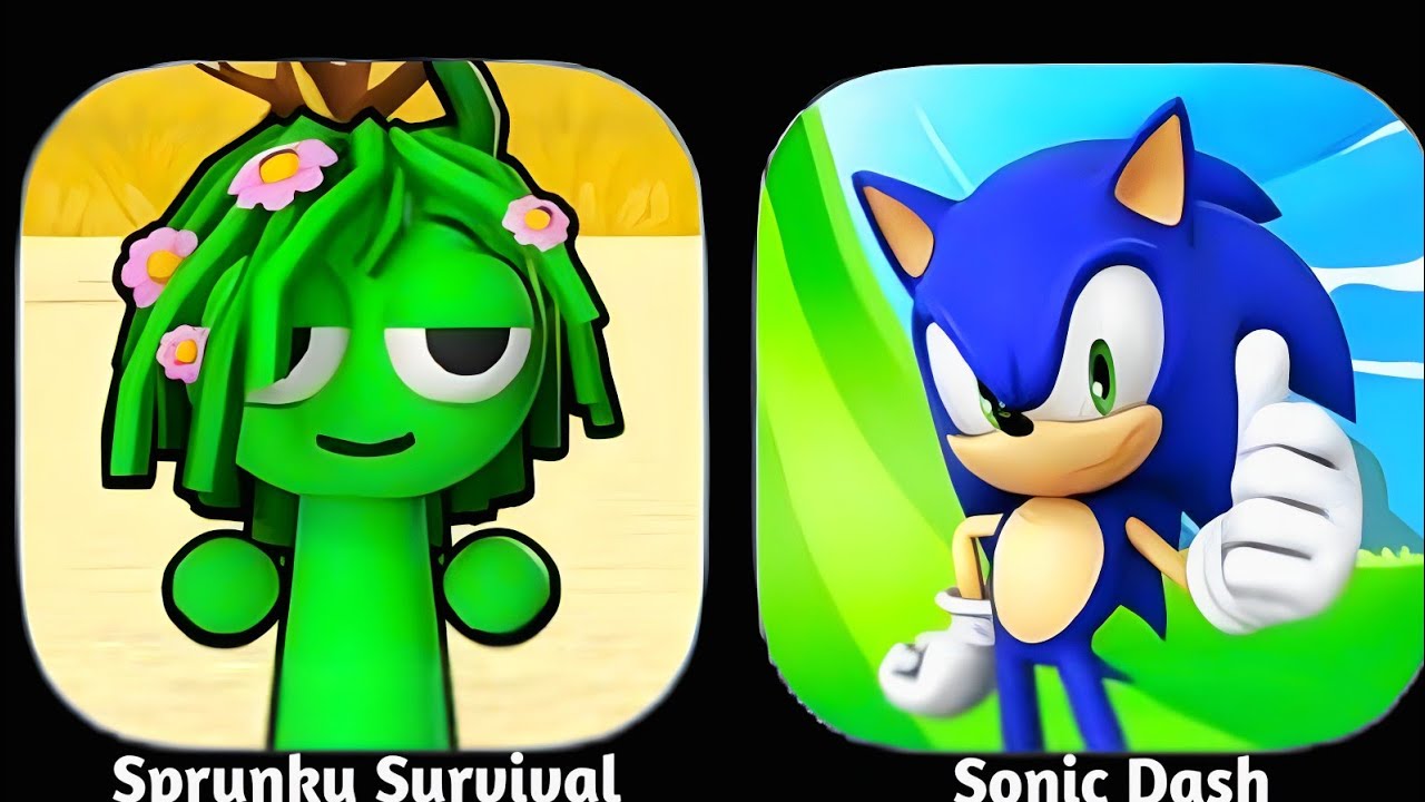 Sprunky Survival vs/ Sonic Dash 