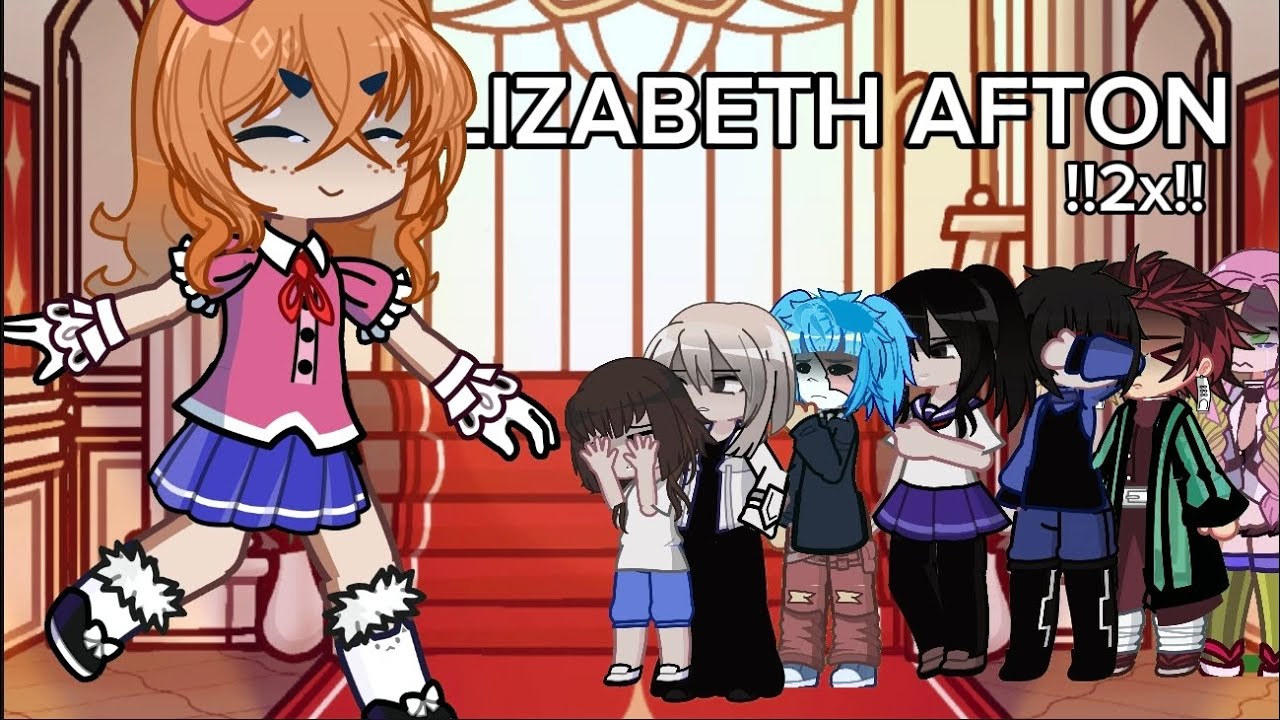GACHA REACTION TO ELIZABETH AFTON !2X! RUS/ENG