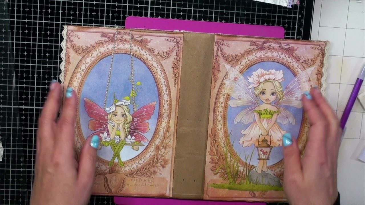 Start to Finish - Fairy Dreams Junk Journal - Part 2 - Binding Signatures