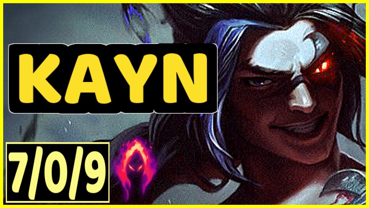 KAYN VS HECARIM - 7/0/9 KDA JUNGLE GAMEPLAY