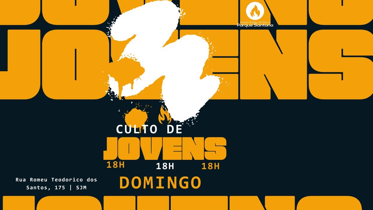 CULTO DE JOVENS | DOMINGO - 01/03/2026