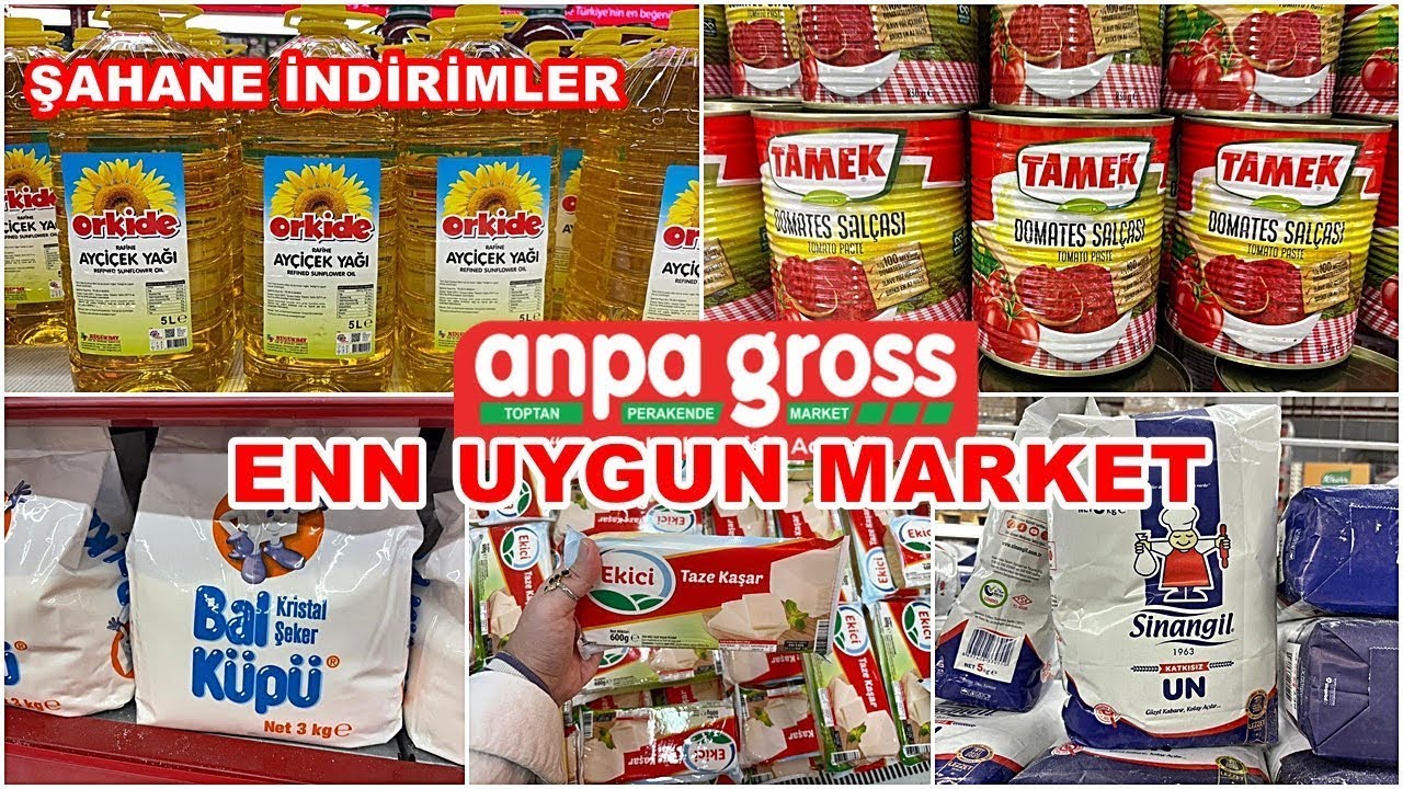 ANPA GROSS MARKET MUHTEŞEM İNDİRİMLER💃KOŞUUN💃MARKET ALIŞVERİŞİ🛒GÜNCEL FİYATLAR💲/MARKET İNDİRİMLERİ💃