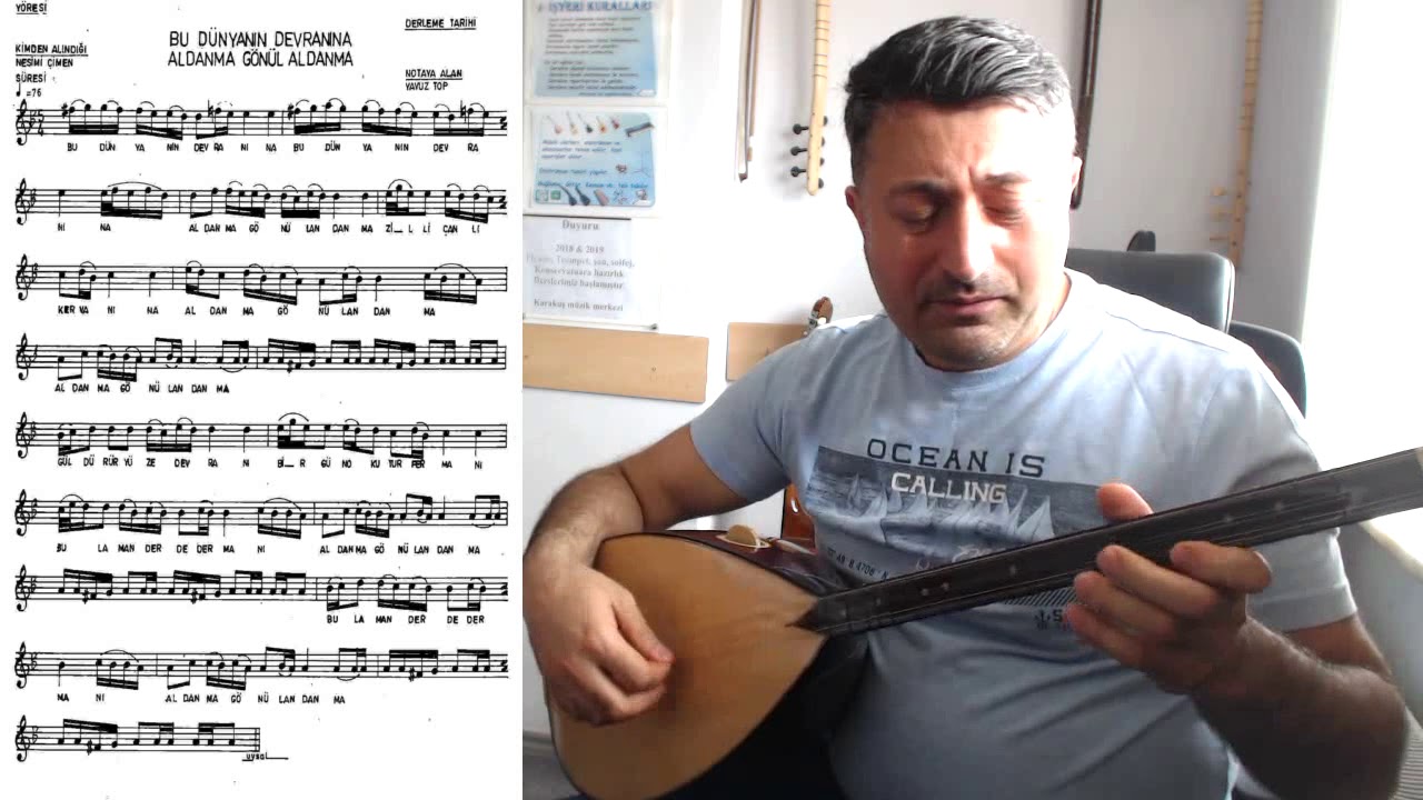 Bu dünyanın devranına aldanma gönül aldanma.(solfej)