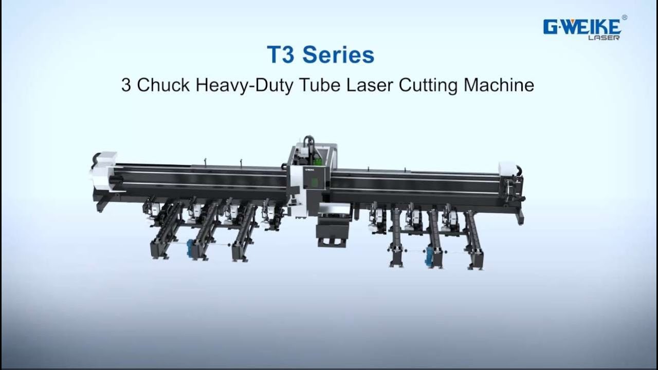 Gweike GKS6036T3 Three Chuck Heavy-Duty Tube Cutting Machine
