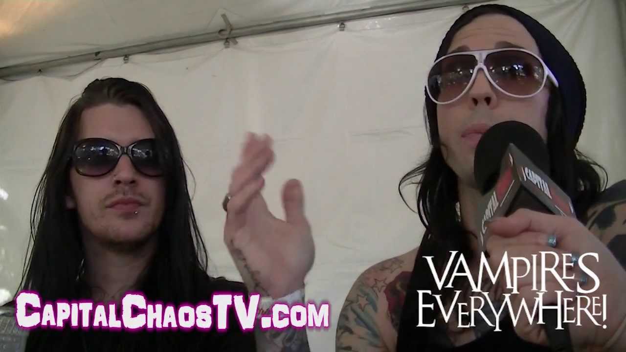 VAMPIRES EVERYWHERE (interview) @ Aftershock Fest 9/15/13 CAPITALCHAOSTV.COM