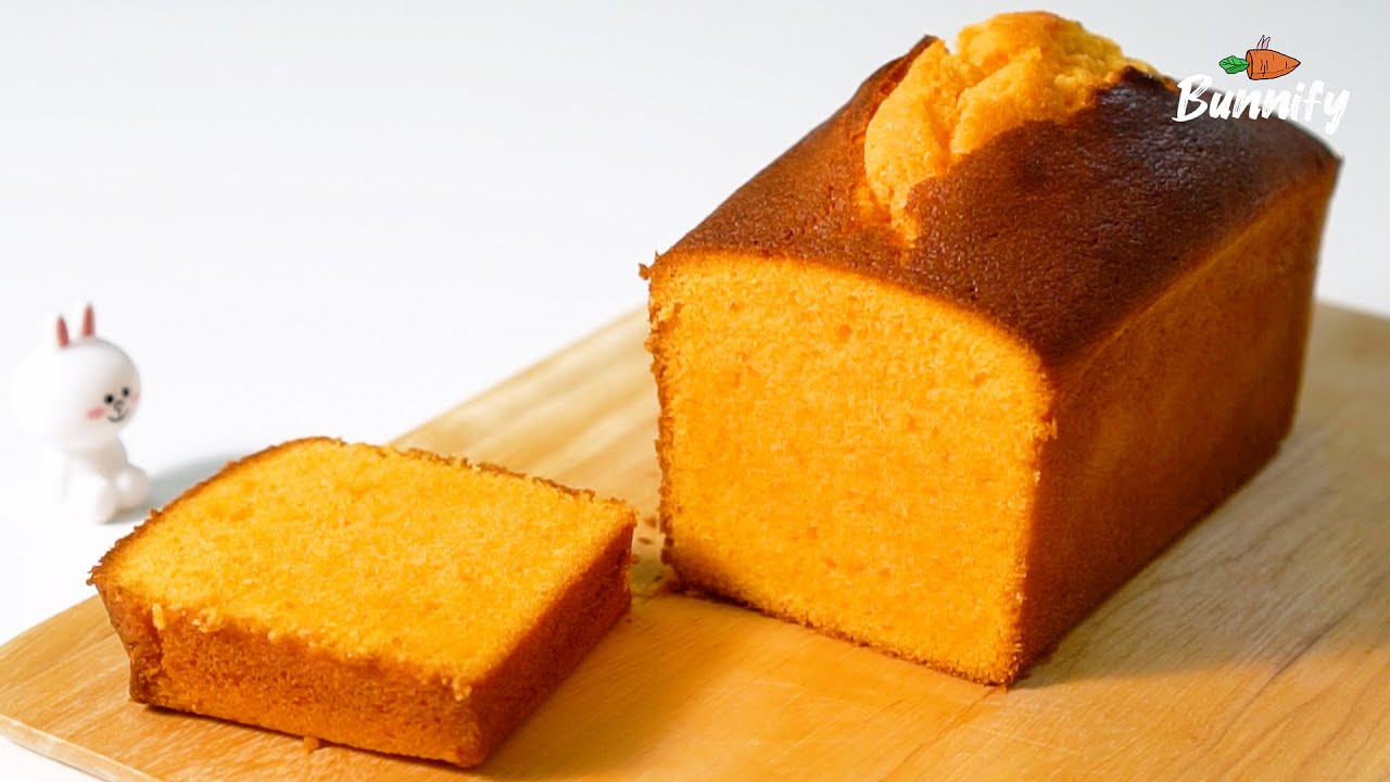 하루 숙성하지 않아도 촉촉한 황치즈 파운드케이크 Cheddar Cheese Pound Cake | 버니파이Bunnify