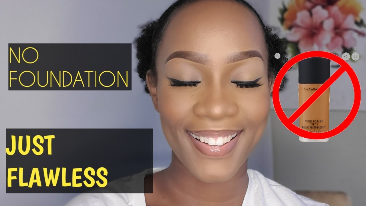 No FOUNDATION makeup tutorial/ jalia walda