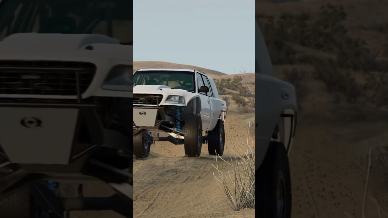 Ford explorers are the best 🔥#beamngdrive #beamng #ford #explorer #offroad #desert #longtravel