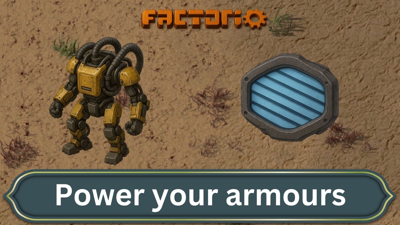 Complete Guide to Equipment Modules in Factorio: Power Armor, Roboports, Shields & More!