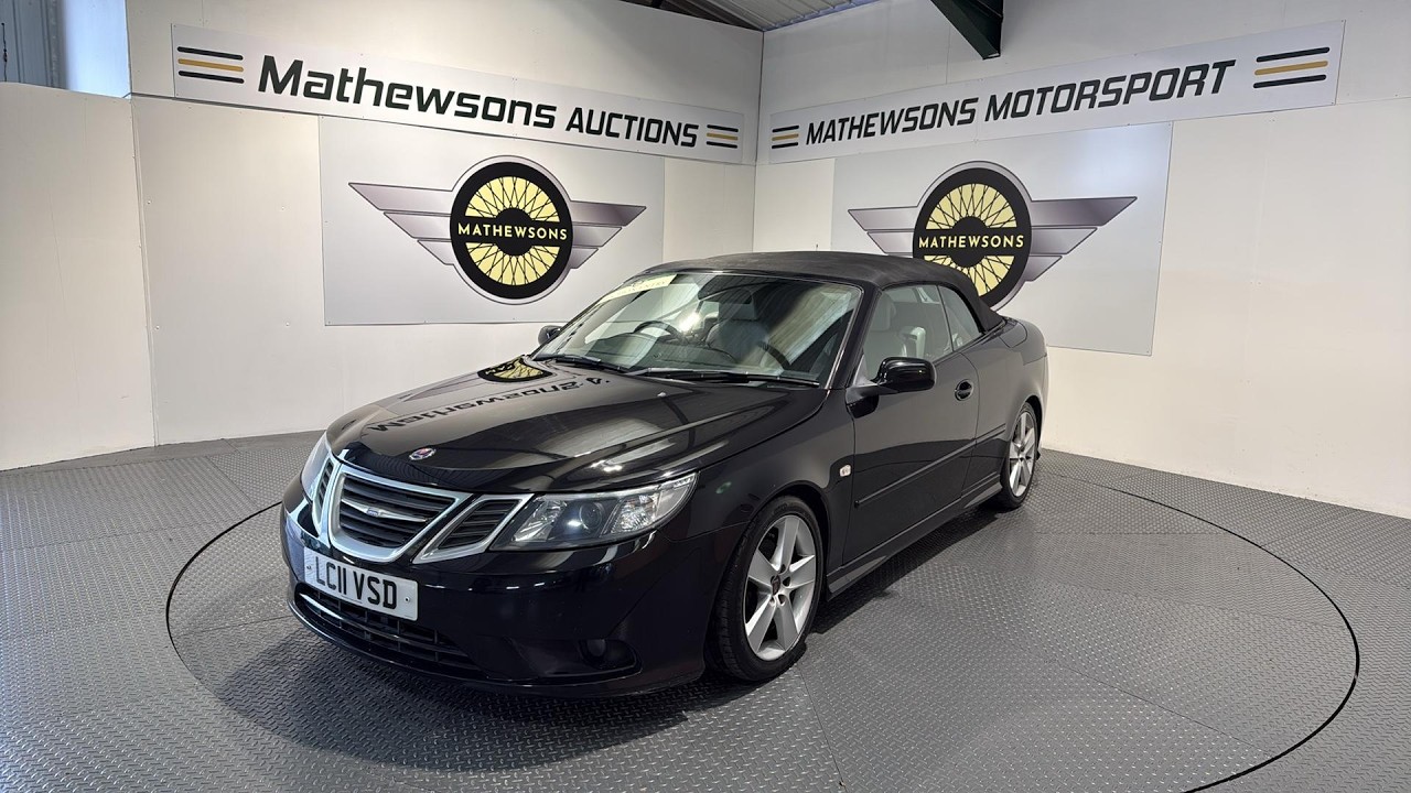 2011 SAAB 9-3 LINEAR SE TURBO | Mathewsons Classic Cars | Auction: 11, 12, 13 March 2026