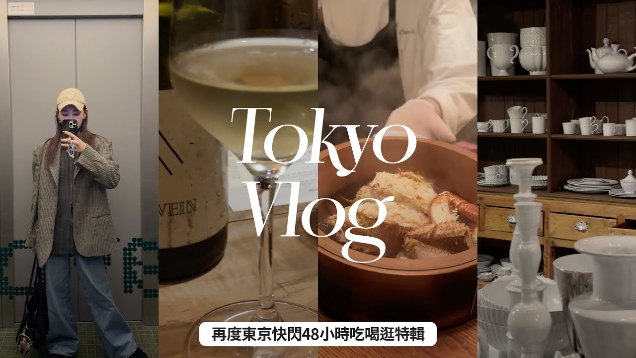 Tokyo Vlog 2025.03（下｜一生推的日本義大利餐廳｜快閃東京48小時｜選品店推薦｜屏屏 Ping