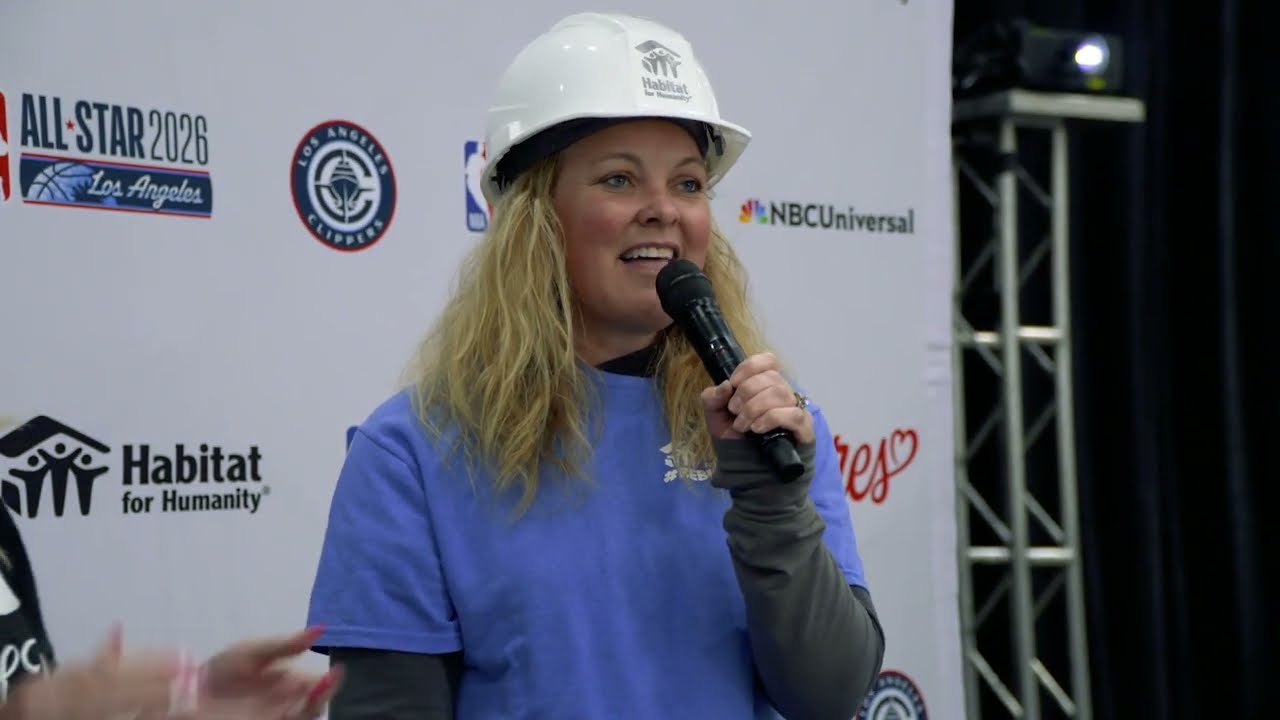 #NBAAllStar 2026: Day of Service with Habitat for Humanity & Baby2Baby