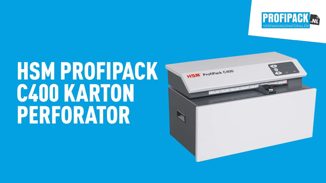 HSM Profipack C400 Kartonperforator - Profipack productdemo