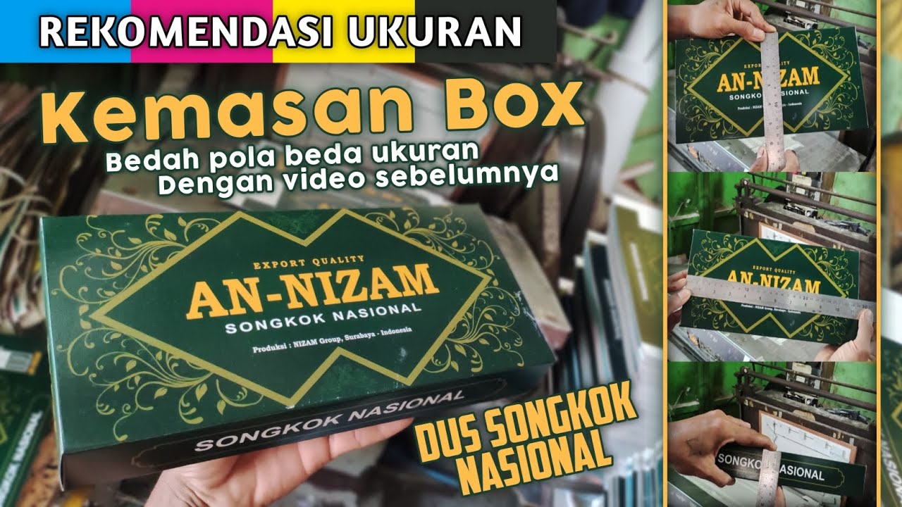 DUS PACKAGING - SONGKOK NASIONAL #kemasan #boxpackaging