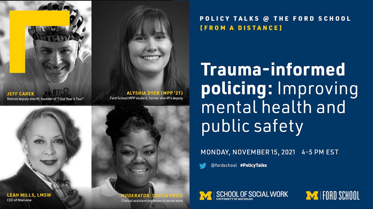 Trauma-informed policing: Improving mental health and public safety