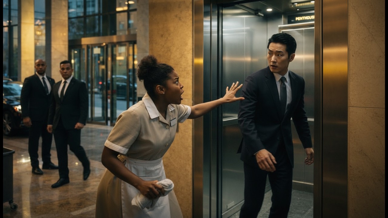 Hotel Maid Noticed One Word — Rushed to the Mafia boss: “Don’t Enter That Elevator”..