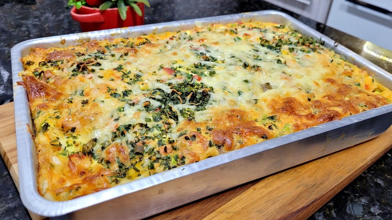 TORTA DE LEGUMES CREMOSA!! Massa Fofinha!! Até quem NÃO GOSTA VAI AMAR ESSA TORTA!!