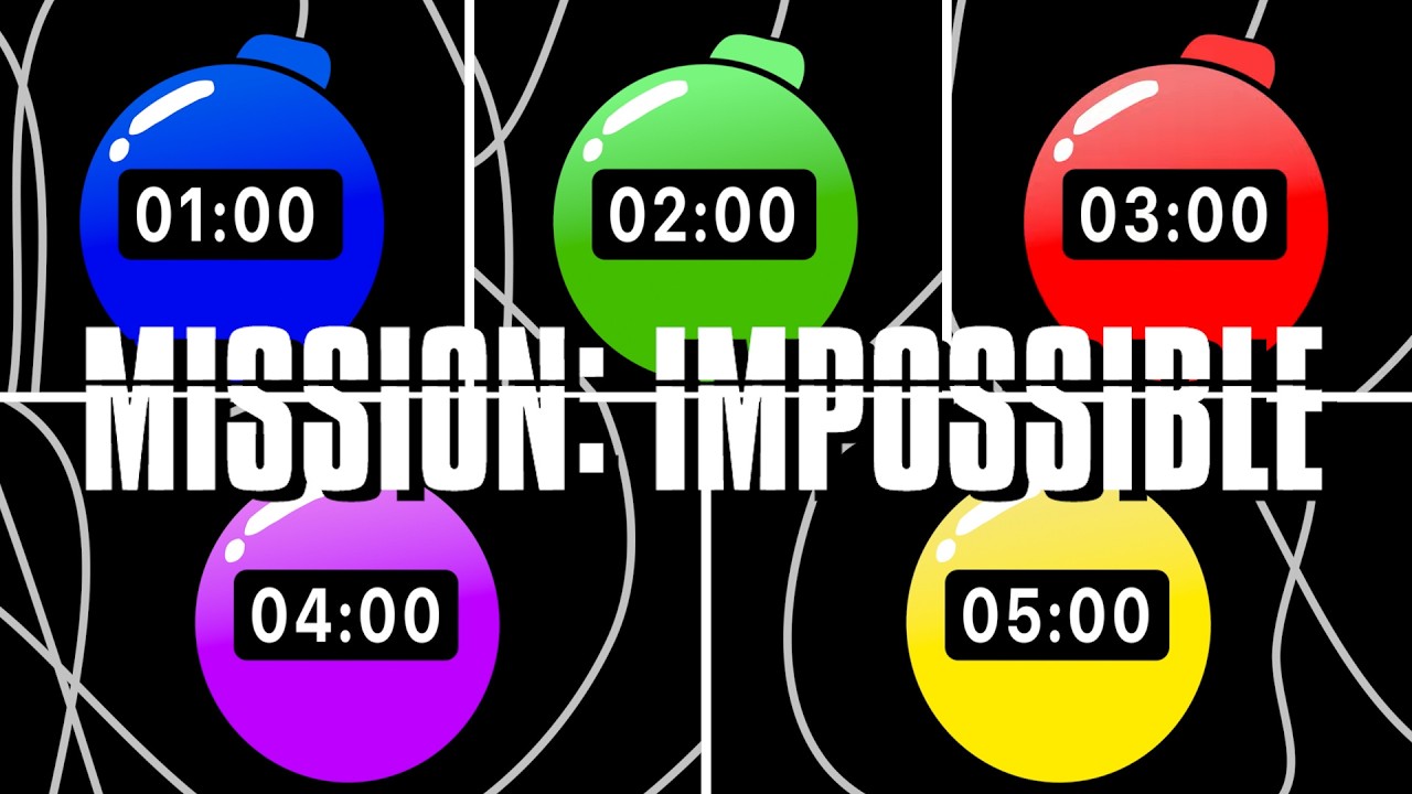 5 Minute Timer MISSION IMPOSSIBLE [MULTI BOMB] 💣