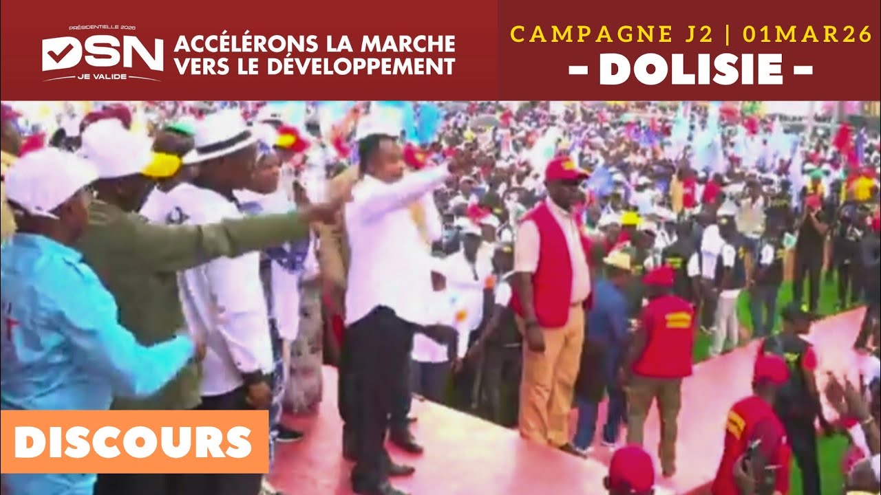 Campagne Jour 2 | Discours EPIC du Président Denis Sassou-N’guesso à DOLISIE | DSN2026