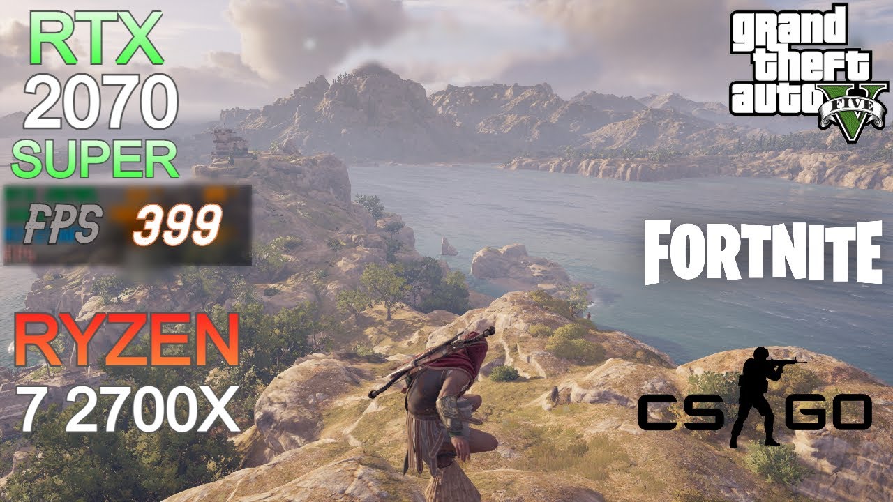 RTX 2070 SUPER w. Ryzen 7 2700X - Test in 1080p  [2022]
