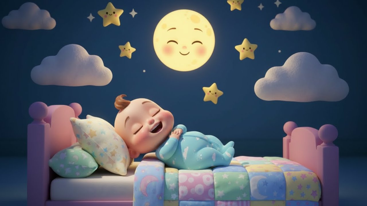 Canción de cuna para dormir con estrellas 🌙✨ | Canciones infantiles de relajación y sueño