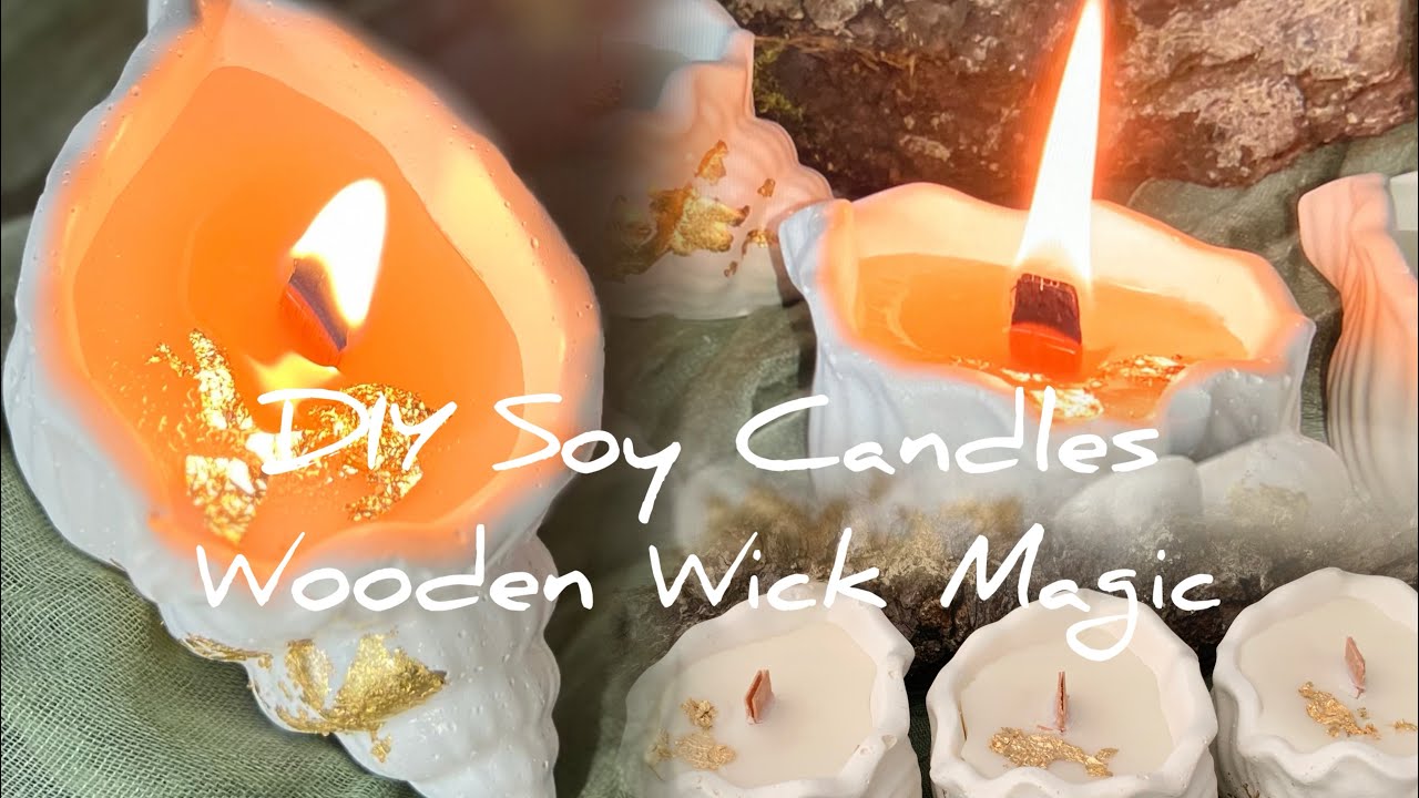 Cum realizam lumanari din ceara de soia cu fitil din lemn in recipient? How To Make Soy Candles?