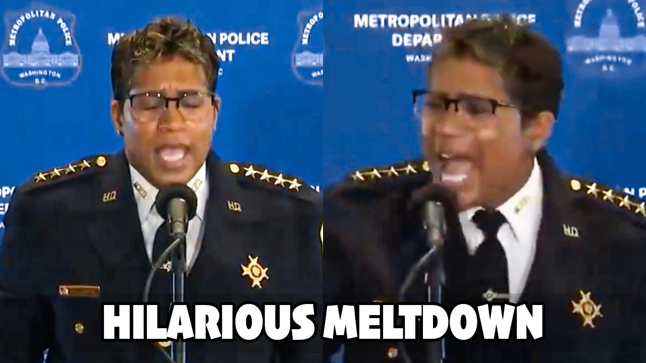 DC&rsquo;s Police Chief Pamela Smith RUN OFF THE STAGE Screaming During Her Resignation Speech