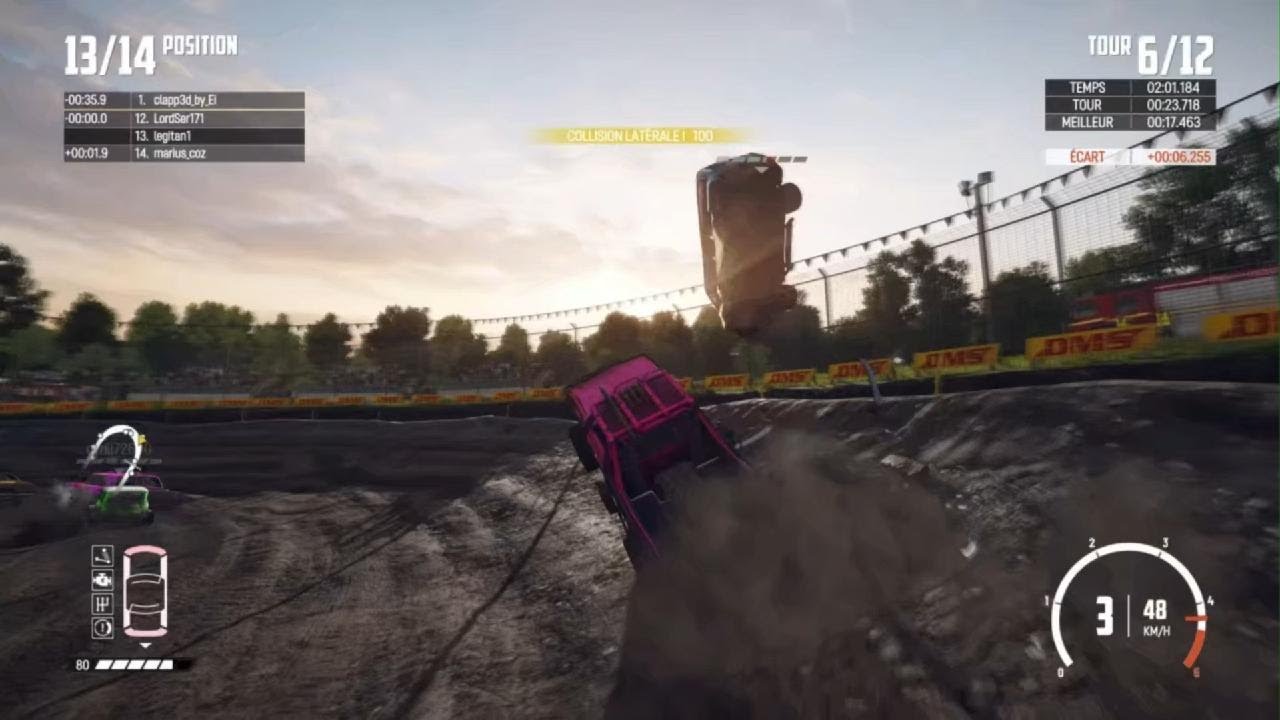 Compilation De Crash Sur Wreckfest ps5