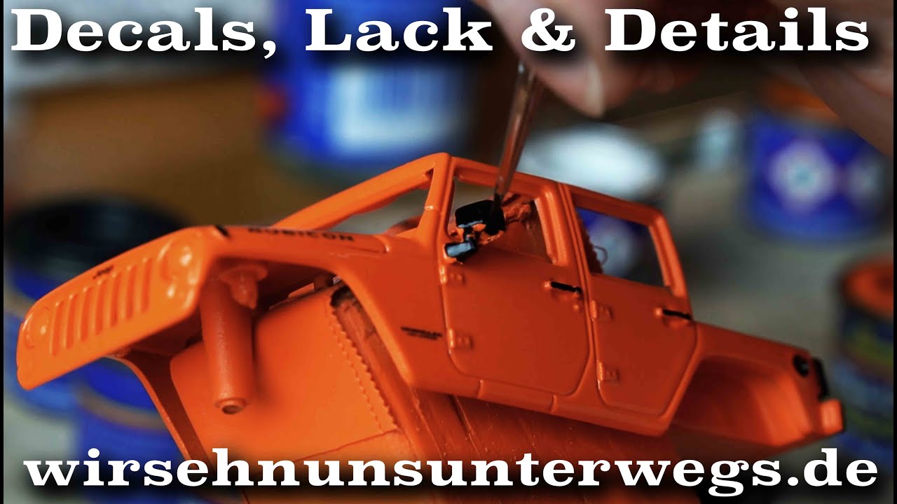 13. Modell lackieren und Decals selbst herstellen | Adventskalender 2020 | wirsehnunsunterwegs.de
