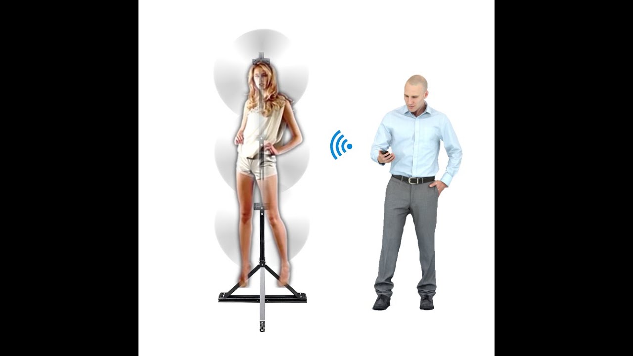Instruction for 65cm hologram fan splicing operation