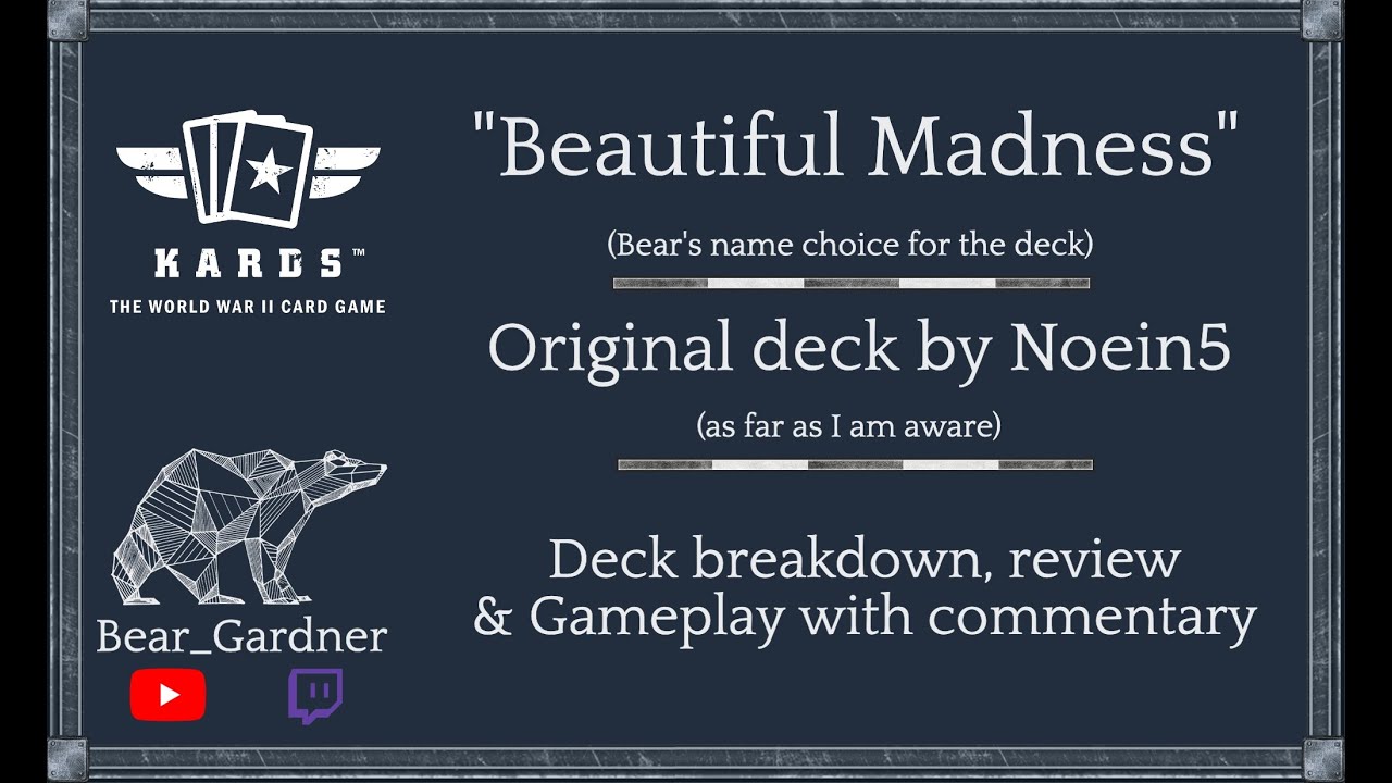 Beautiful Madness   Deck & Gameplay