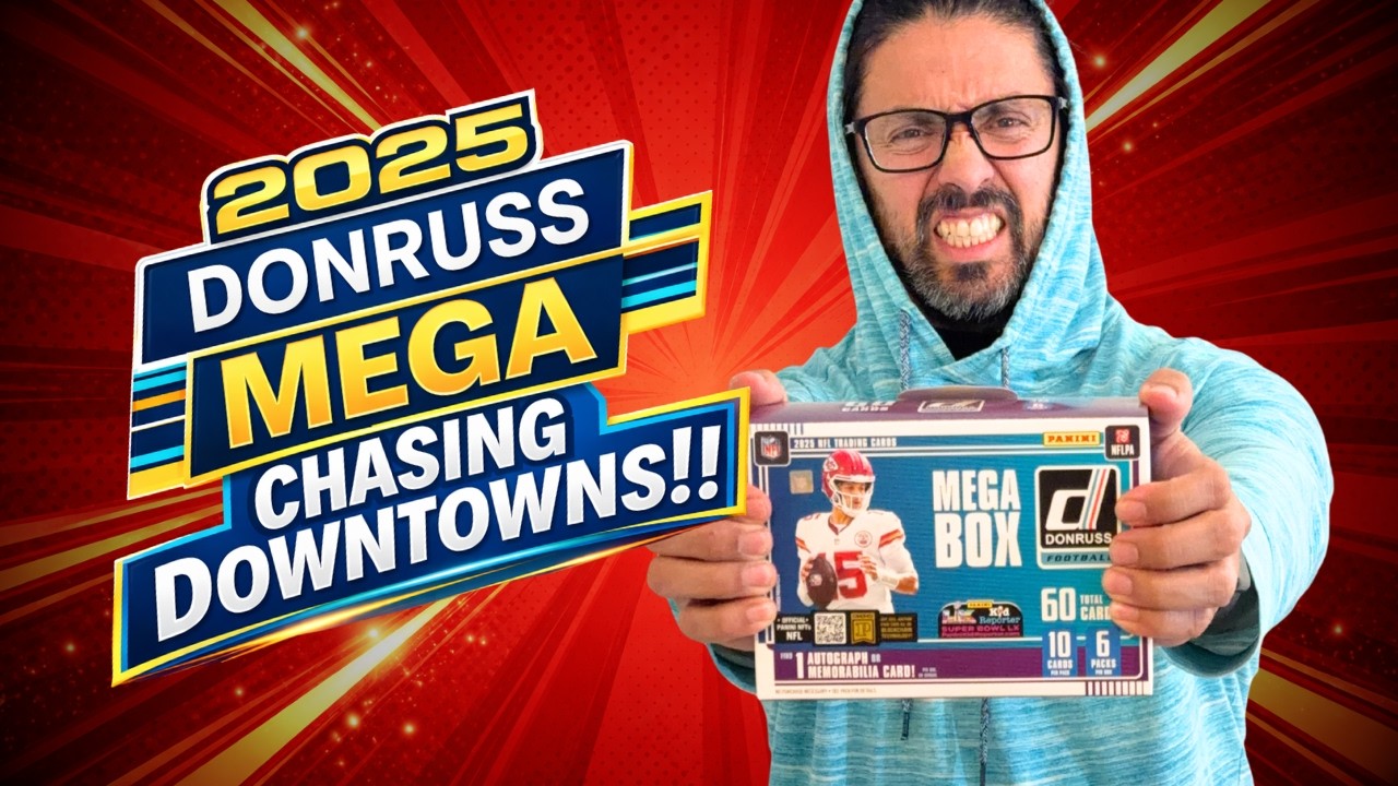 Opening a 2025 Donruss Mega Box 🏙️🔥 Chasing a Downtown!