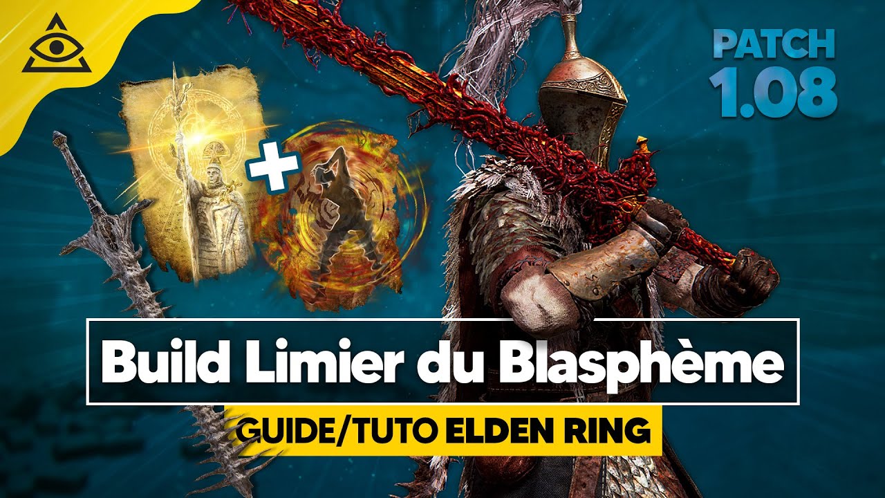 GUIDE-TUTO ELDEN RING † Le Limier du Blasphème, MEILLEUR BUILD pour RADAGON et MALENIA ✅ PATCH 1.08