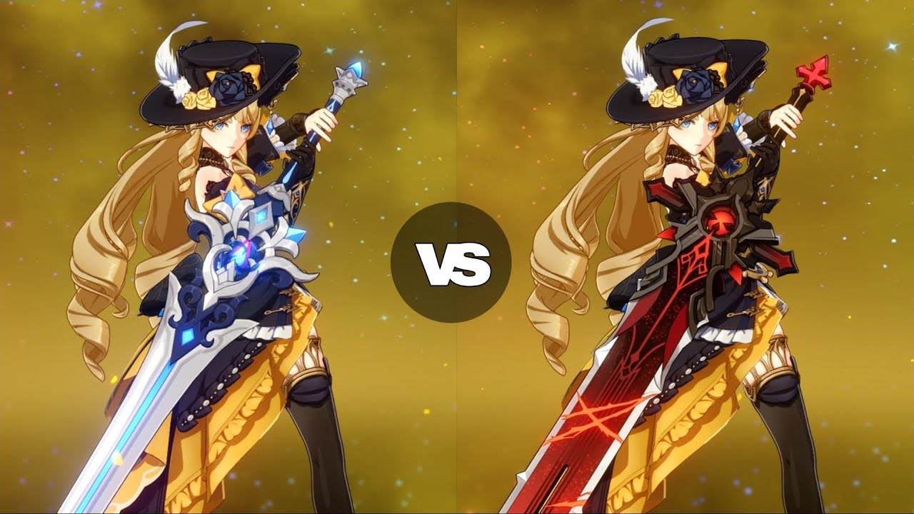Best f2p weapon for navia | genshin | genshin impact | showcase | comparison