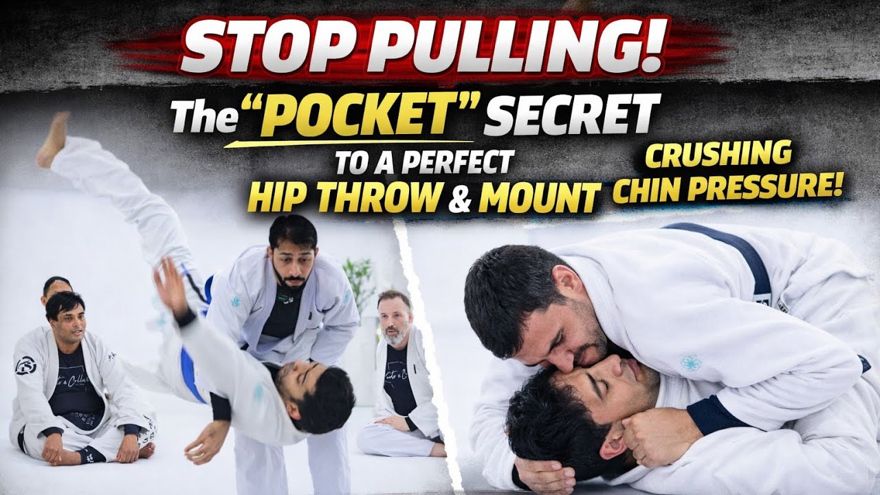 Stop Pulling! The "Pocket" Secret to a Perfect Hip Throw & Mount