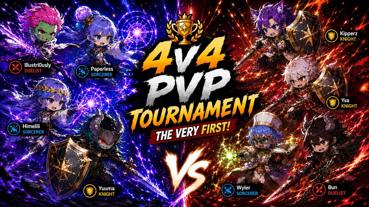 Меч и посох: ПЕРВЫЙ В ИСТОРИИ PVP-ТУРНИР 4 НА 4 / ЭТО БЫЛО ВЫСШЕ ВСЕГО!