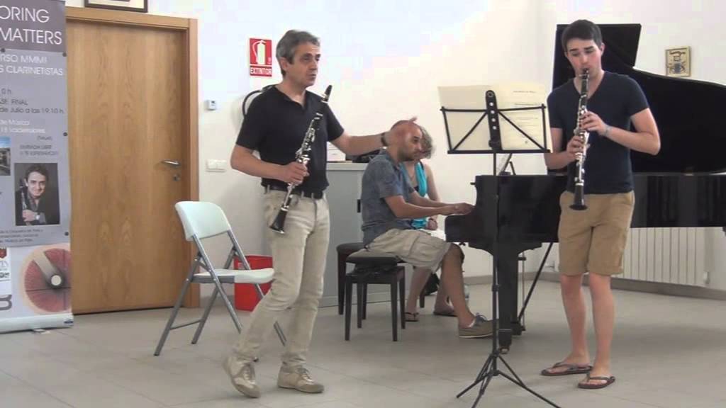 II CURSO MMM! DE CLARINETE . Clase con Pascal Moraguès