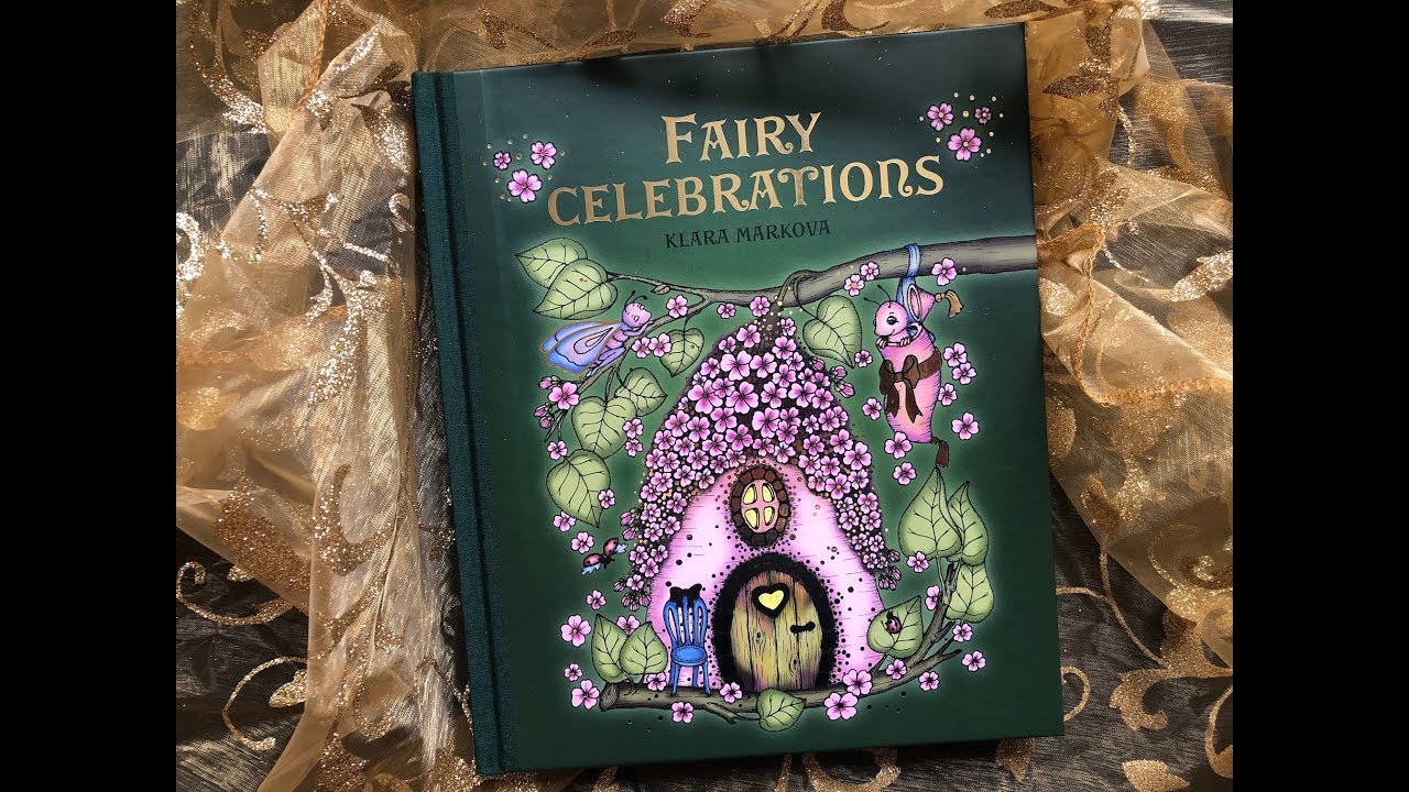 Flip Through - FAIRY CELEBRATIONS - coloring book by Klara Markova