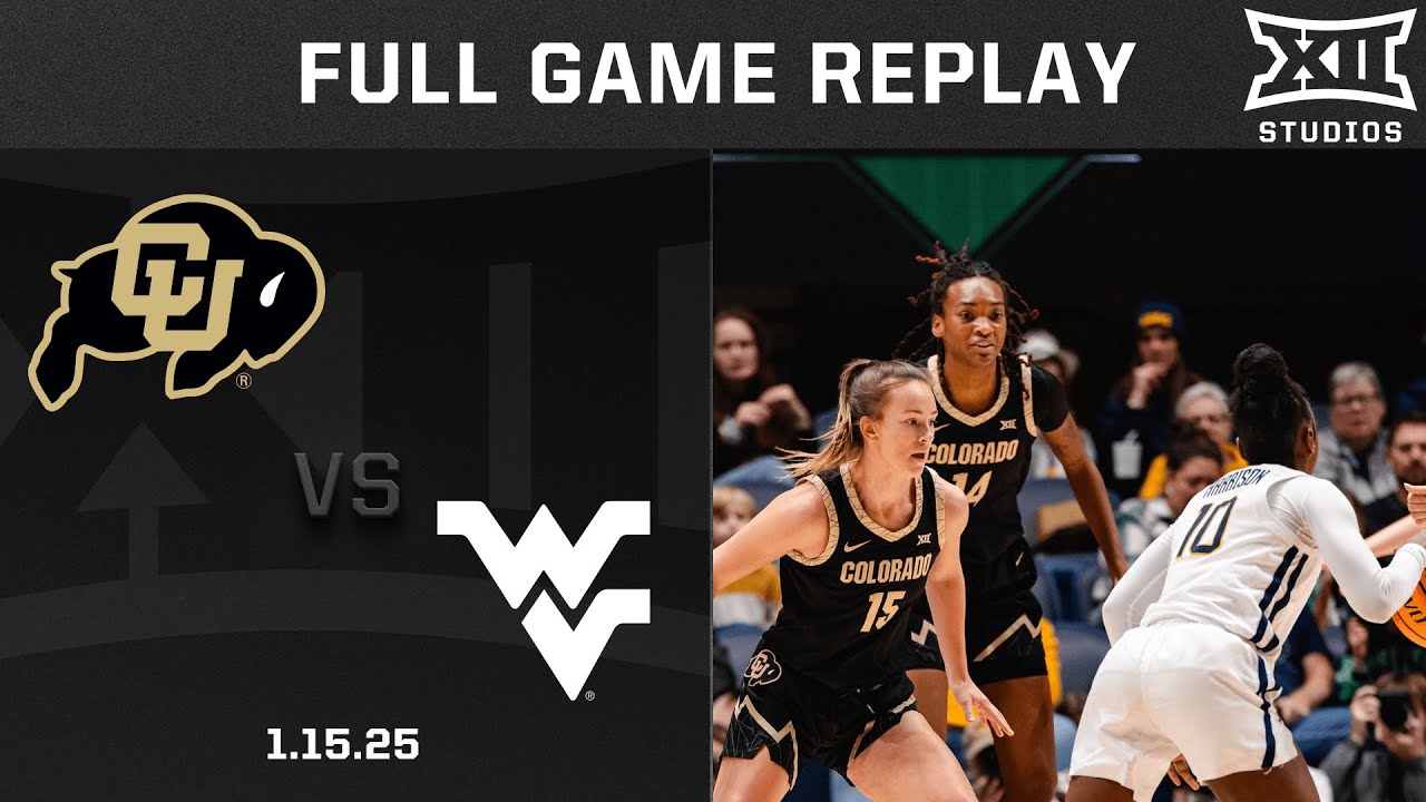 Colorado vs. West Virginia (1.15.25) Full Game Replay | 2024-25 Big 12 Women's Basketball