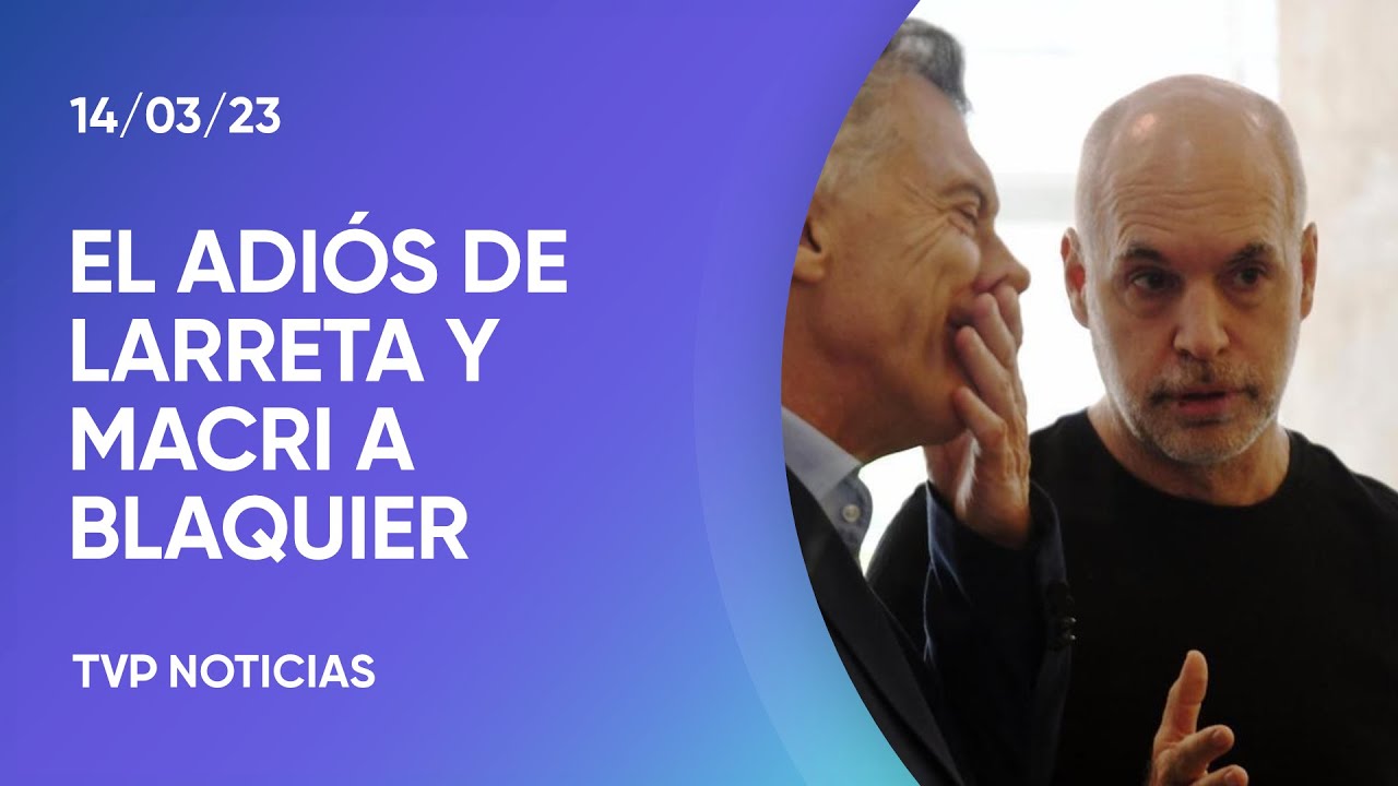 Larreta y Macri despidieron 