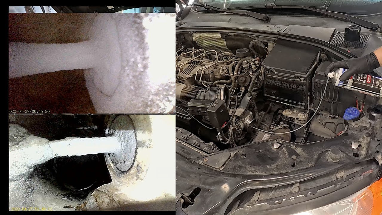 Volvo V70 EGR puhdistus ja Vevorin endoskooppi