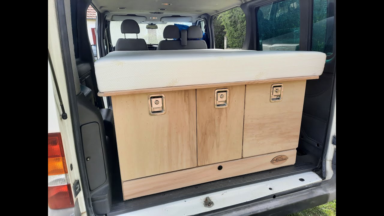 Réalisation d'une malle de camping sur Ford Tournéo 2005 - Van Adventures